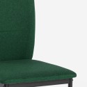 Moderne eetkamerstoel met stoffen bekleding Gala 