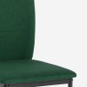 Moderne eetkamerstoel met stoffen bekleding Gala 