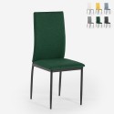 Moderne eetkamerstoel met stoffen bekleding Gala Catalogus