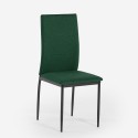 Moderne eetkamerstoel met stoffen bekleding Gala 