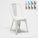 lot de 20 chaises industrielles style métal pour cuisine et bar steel one Choix