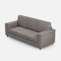 Driezitsbank stof hoes 208cm modern design woonkamer Marrak 180 