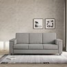Driezitsbank stoffen bekleding 208 cm moderne stijl woonkamer Marrak 180 