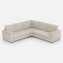Canapé d'angle moderne 5 places en tissu 226x226cm Marrak 12AG 
