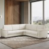 Canapé d'angle moderne 5 places en tissu 226x226cm Marrak 12AG 