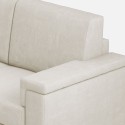 Canapé d'angle moderne avec péninsule en tissu 226x226cm Marrak 12AG 