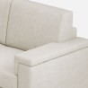 Canapé d'angle moderne 5 places en tissu 226x226cm Marrak 12AG 