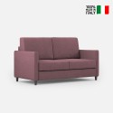 Moderne 2-zitsbank in stof 158cm design Karay 140 