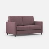 Sofa woonkamer in stof 2 zitplaatsen 158cm moderne ontwerp Karay 140 