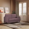 Sofa woonkamer in stof 2 zitplaatsen 158cm moderne ontwerp Karay 140 Afmetingen