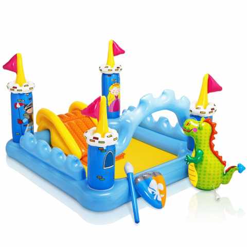 Opblaasbaar zwembad voor kinderen Intex 57138 Fantasy Castle Aanbieding