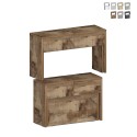 Ensemble de 2 rallonges 66-290 cm pour table à manger Pratika A + B Offre