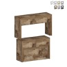 Set van 2 uitschuifbare banken 66-290cm voor eettafel Pratika A + B Aanbod