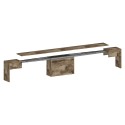 Set van 2 uitschuifbare banken 66-290cm voor eettafel Pratika A + B 