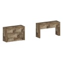 Set van 2 uitschuifbare banken 66-290cm voor eettafel Pratika A + B 