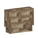 Set van 2 uitschuifbare banken 66-290cm voor eettafel Pratika A + B 