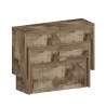 Set van 2 uitschuifbare banken 66-290cm voor eettafel Pratika A + B 