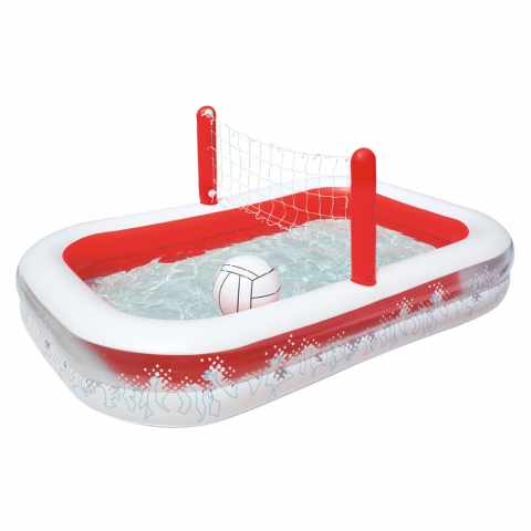 Opblaasbaar zwembad voor kinderen Bestway 54125 volleybal 253x168x98cm