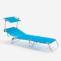 4 opvouwbare aluminium ligbedden met zonnekap Cancun Catalogus