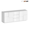 Buffet moderne pour séjour avec 3 tiroirs et 2 portes 220x44x86cm Margaux Offre