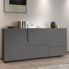 Buffet moderne à 2 portes et 3 tiroirs séjour chambre Glencoe Réductions