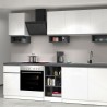 Cuisine linéaire complète 256 cm design moderne modulable Domina 