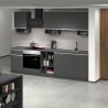 Complete lineaire keuken 256cm modern design modulair Domina Kortingen