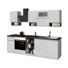 Complete modulaire keuken met modern lineair design 256cm Essence 