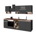 Complete modulaire keuken, lineair ontwerp, moderne stijl, 256cm Essence Kosten