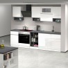 Complete modulaire keuken met modern lineair design 256cm Essence Keuze