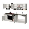 Complete modulaire keuken met modern lineair design 256cm Essence 