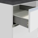 Complete modulaire keuken met modern lineair design 256cm Essence 