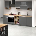 Complete modulaire keuken, lineair ontwerp, moderne stijl, 256cm Essence Kortingen