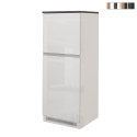 Mobiele koelkastomhulling voor inbouw 2 deuren keukenkast 60x60x164,5h Halser Aanbod