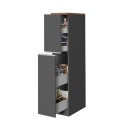 Moderne keukenlade met 2 kruidenlades 30x60x164,5 Trym 