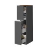 Moderne keukenlade met 2 kruidenlades 30x60x164,5 Trym 