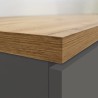 Moderne keukenlade met 2 kruidenlades 30x60x164,5 Trym 