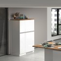 Set inbouw koelkastombouw en kruidenrek keuken lineair Fist Kortingen