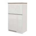 Set inbouw koelkastombouw en kruidenrek keuken lineair Fist 