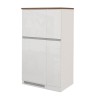 Set inbouw koelkastombouw en kruidenrek keuken lineair Fist 