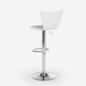 Tabouret de bar cuisine pivotant élégant design moderne réglable Folks Dimensions