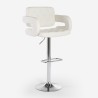 Tabouret de bar pivotant en similicuir avec accoudoirs style fauteuil Darry Caractéristiques