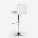 Tabouret de cuisine et bar pivotant rembourré similicuir réglable Boca Prix