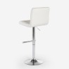 Tabouret de cuisine et bar pivotant rembourré similicuir réglable Boca Prix