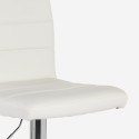 Tabouret de cuisine et bar pivotant rembourré similicuir réglable Boca 