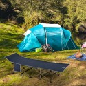 Opvouwbare camping stretcher draagbaar veldbed Ontario Korting