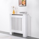 Cache-radiateur en bois blanc 78x19x81,5h Heeter M Réductions