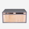 Houten tuinhuisje garage voor grasmaaierrobot Quail Kortingen