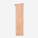 Armoire en bois de rangement pour jardin 87x45x160cm 2 portes Mallard Choix