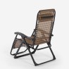 Chaise longue relax zéro gravité pliable avec appuie-tête jardin Elgon Modèle